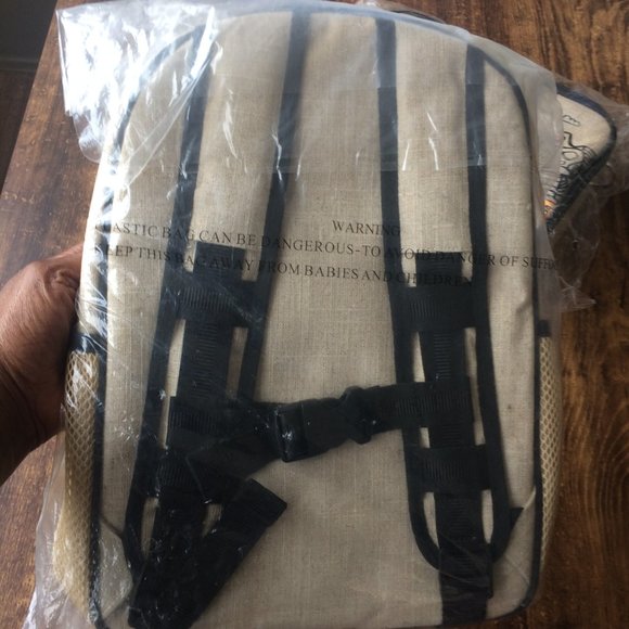 Eco-Linen Machine Washable & Dishwasher Safe Lunch Bag/Backpack Combo - Picture 5 of 5